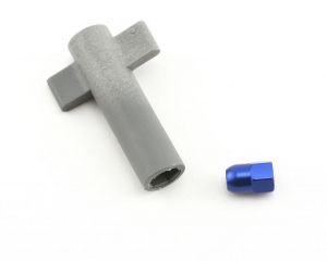 Traxxas Antenna crimp nut, aluminum 