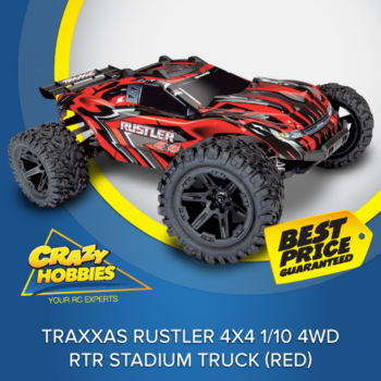 Traxxas Rustler 4X4 1/10 4WD RTR Stadium Truck (Red) *SOLD OUT*