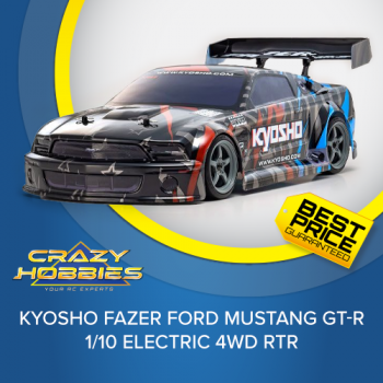 Kyosho FAZER Ford Mustang GT-R 1/10 Electric 4WD RTR *IN STOCK*
