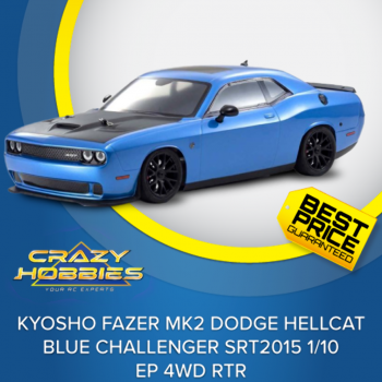 KYOSHO Dodge HELLCAT Blue Challenger SRT2015 4WD RTR *SOLD OUT*